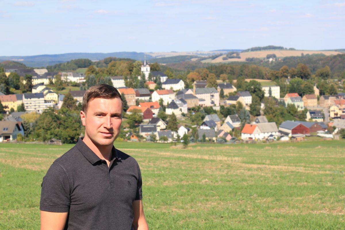 Robert Arnold, Bürgermeister der Gemeinde Grünhainichen